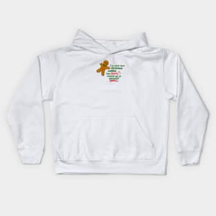 Too Many Christmas Cookies Kids Hoodie